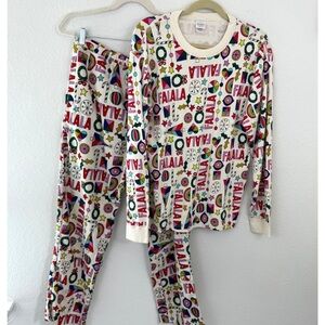 Hannah Anderson cotton flannel pajama bottoms Falalala size L